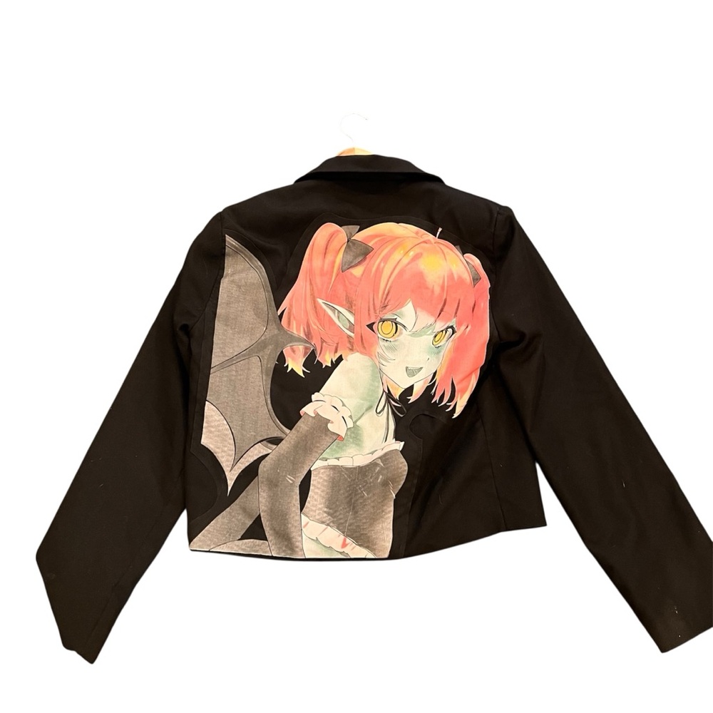 Drop Dead Clothing Anime Succubus Cropped Jacket - Unisex Size XS/Small/ 8- RARE